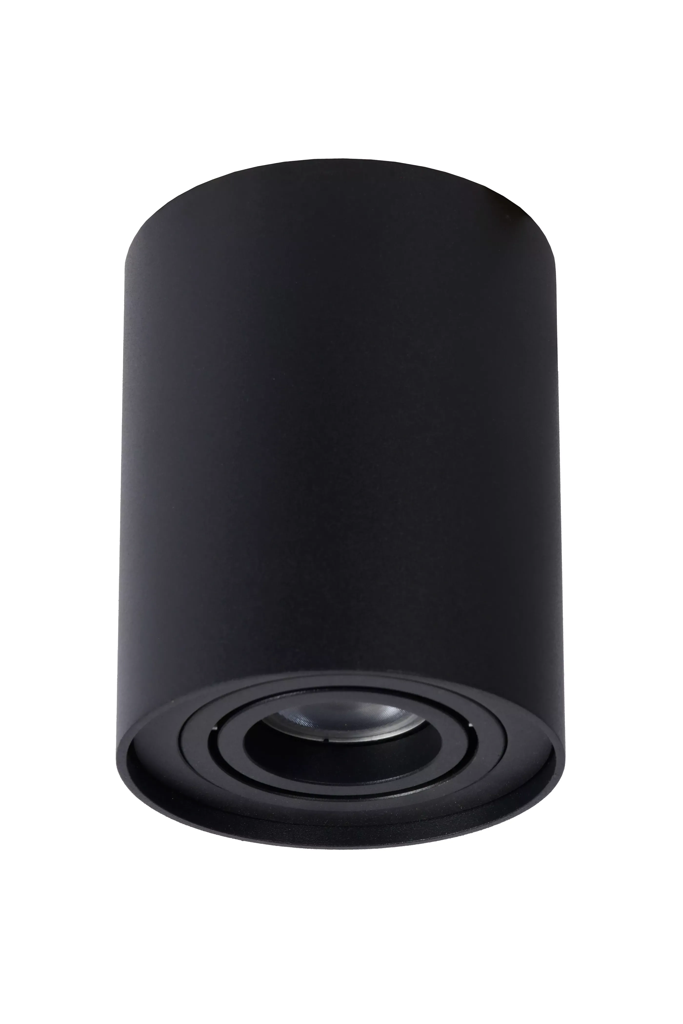 Clearance TUBE - Plafondspot - Ø 9,6 cm - 1xGU10 - Zwart Plafondlampen