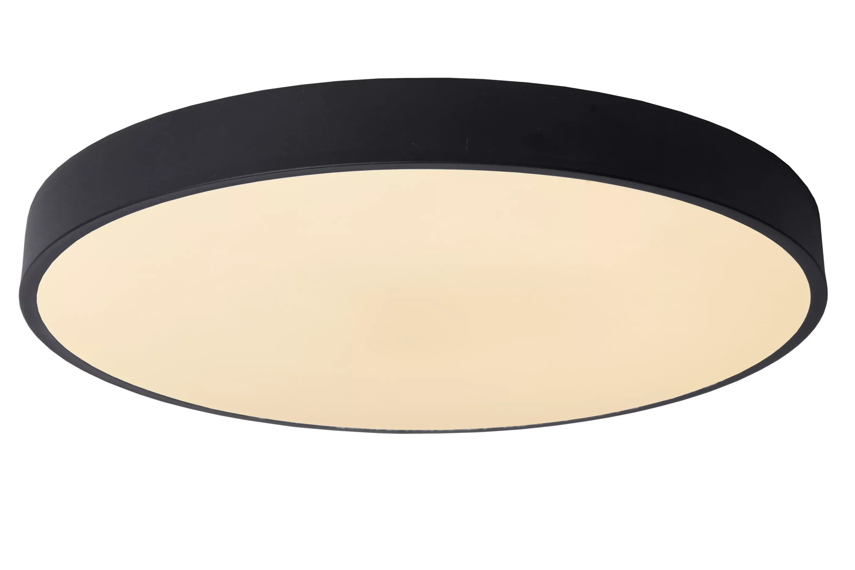 Flash Sale UNAR - Plafonnière - Ø 49,5 cm - LED 3 StepDim - 1x36W 2700K - Zwart Plafondlampen