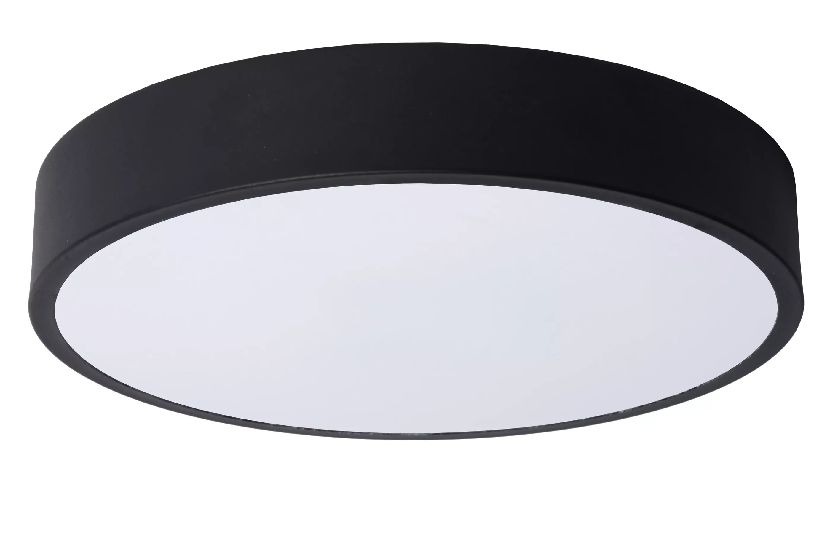 Hot UNAR - Plafonnière - Ø 30 cm - LED 3 StepDim - 1x18W 2700K - Zwart Plafondlampen