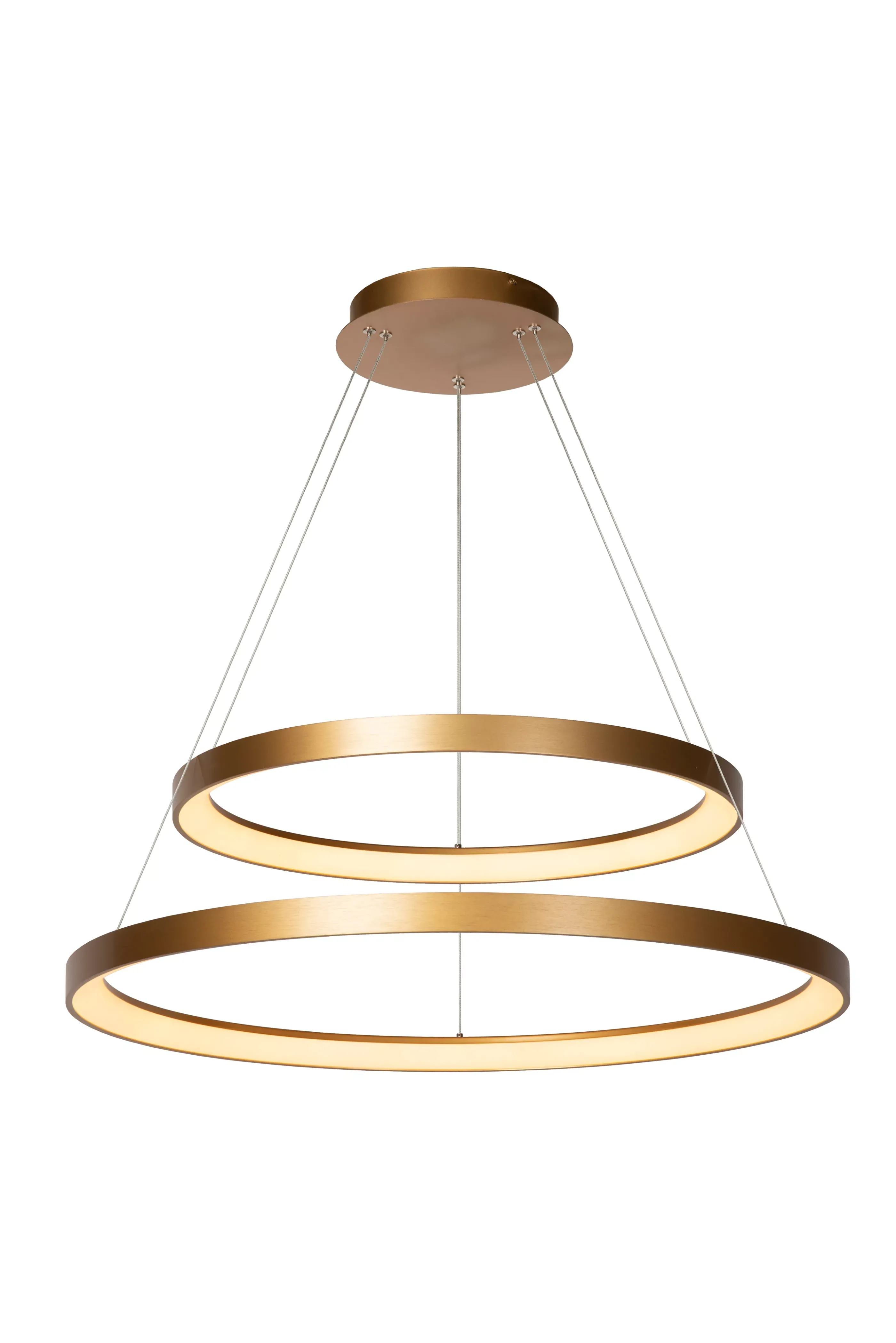 Fashion VIDAL - Hanglamp - Ø 78 cm - LED Dimb. - 1x92W 2700K - Mat Goud / Messing Hanglampen