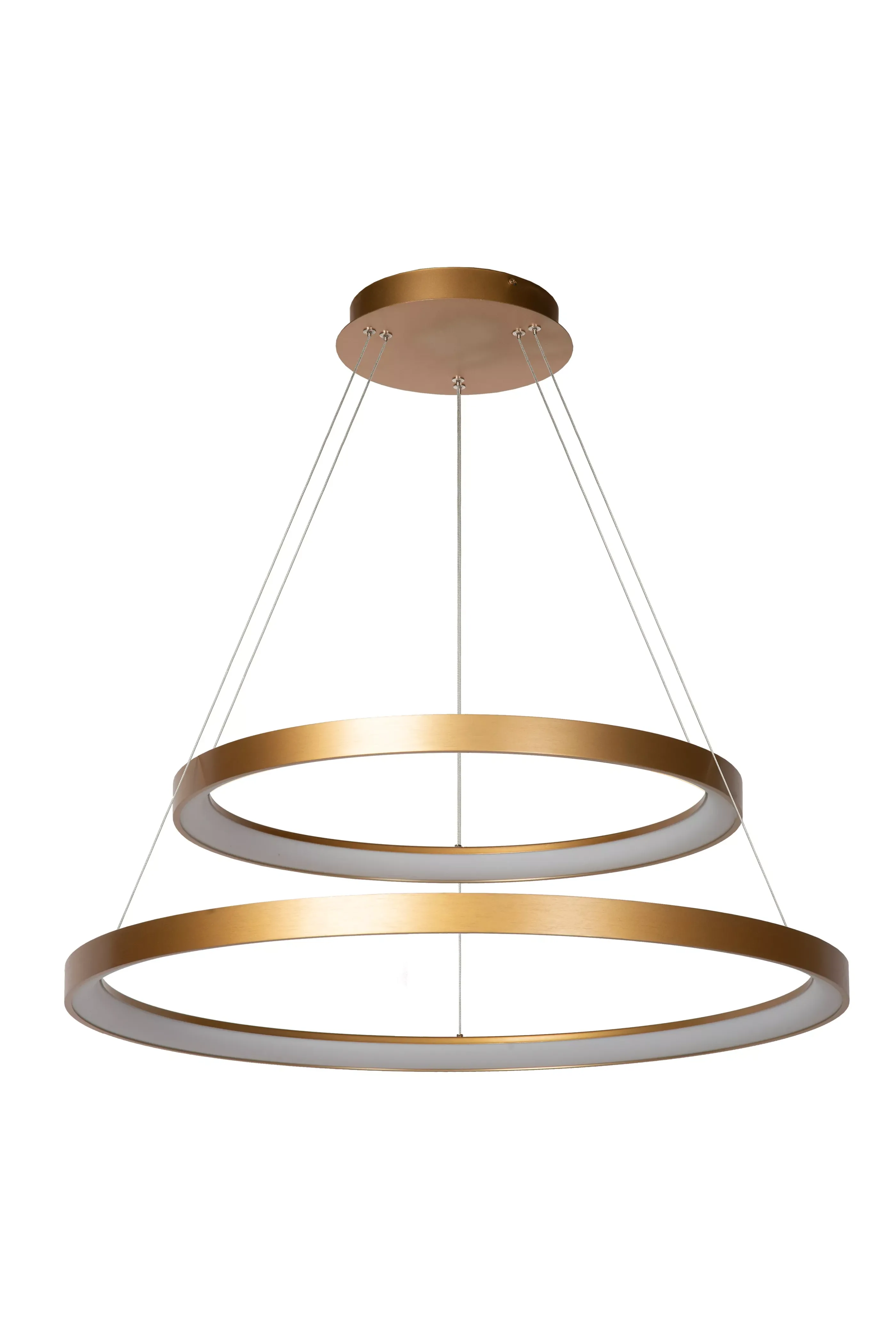 Fashion VIDAL - Hanglamp - Ø 78 cm - LED Dimb. - 1x92W 2700K - Mat Goud / Messing Hanglampen