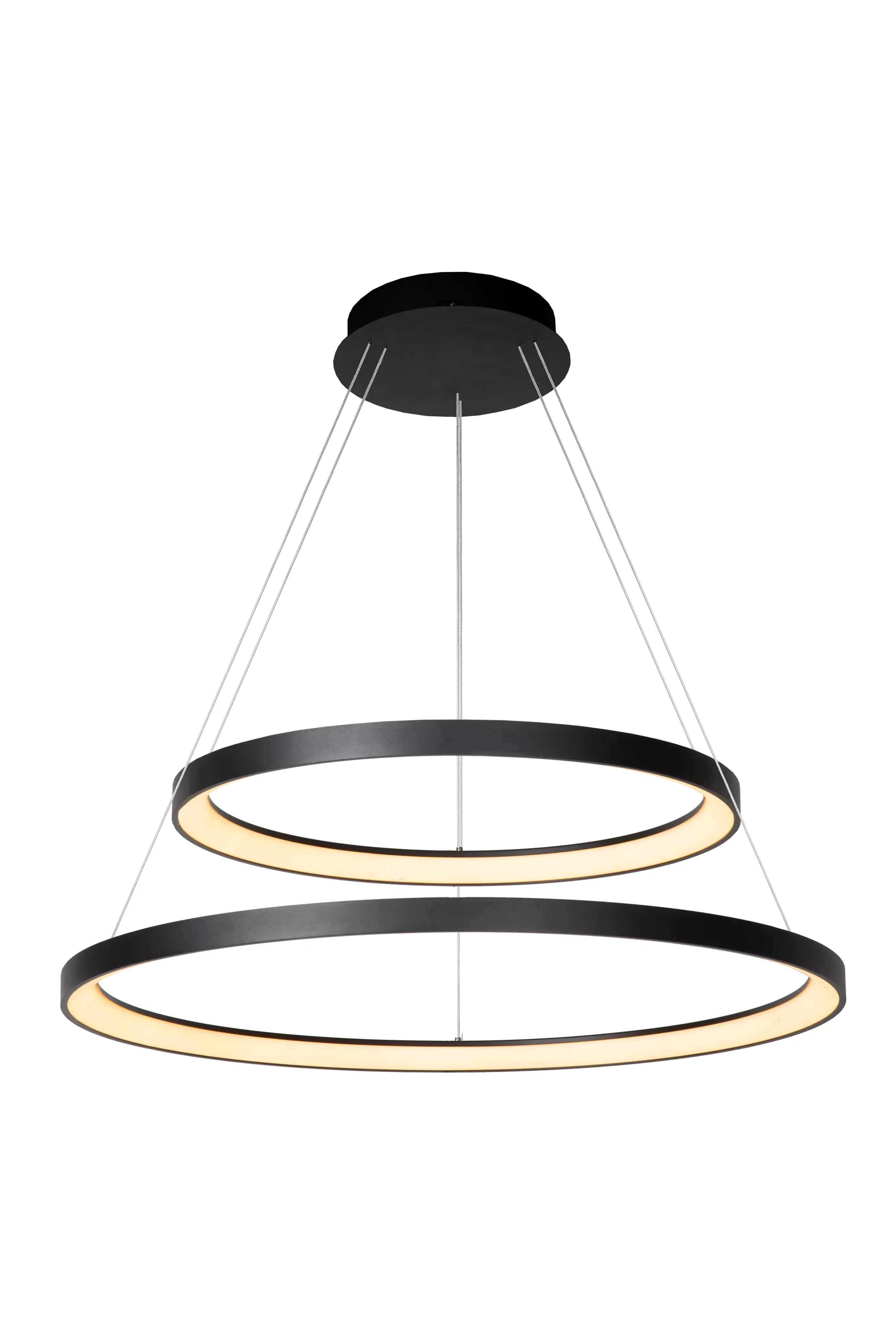 Hot VIDAL - Hanglamp - Ø 78 cm - LED Dimb. - 1x92W 2700K - Zwart Hanglampen