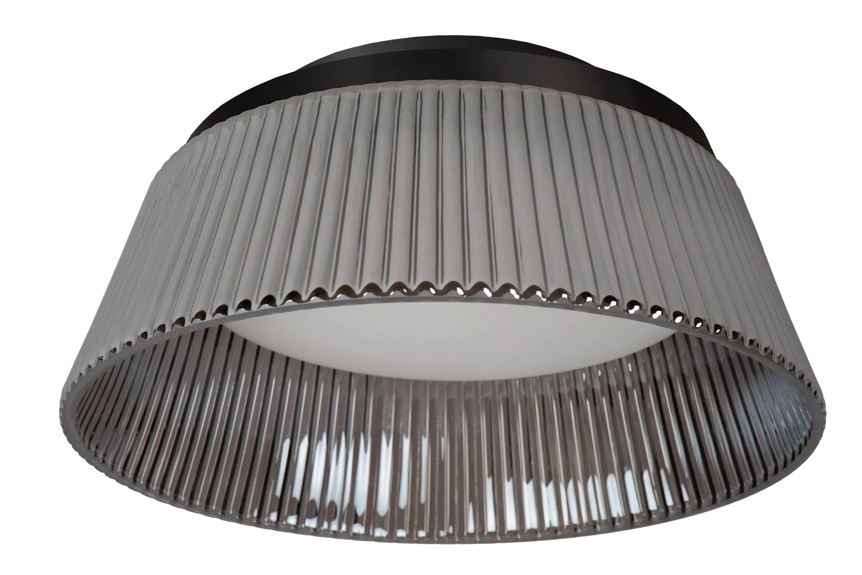 Flash Sale VIXI - Plafonnière - Ø 35 cm - LED Dimb. - 1x17,6W 2900K - Fumé Plafondlampen