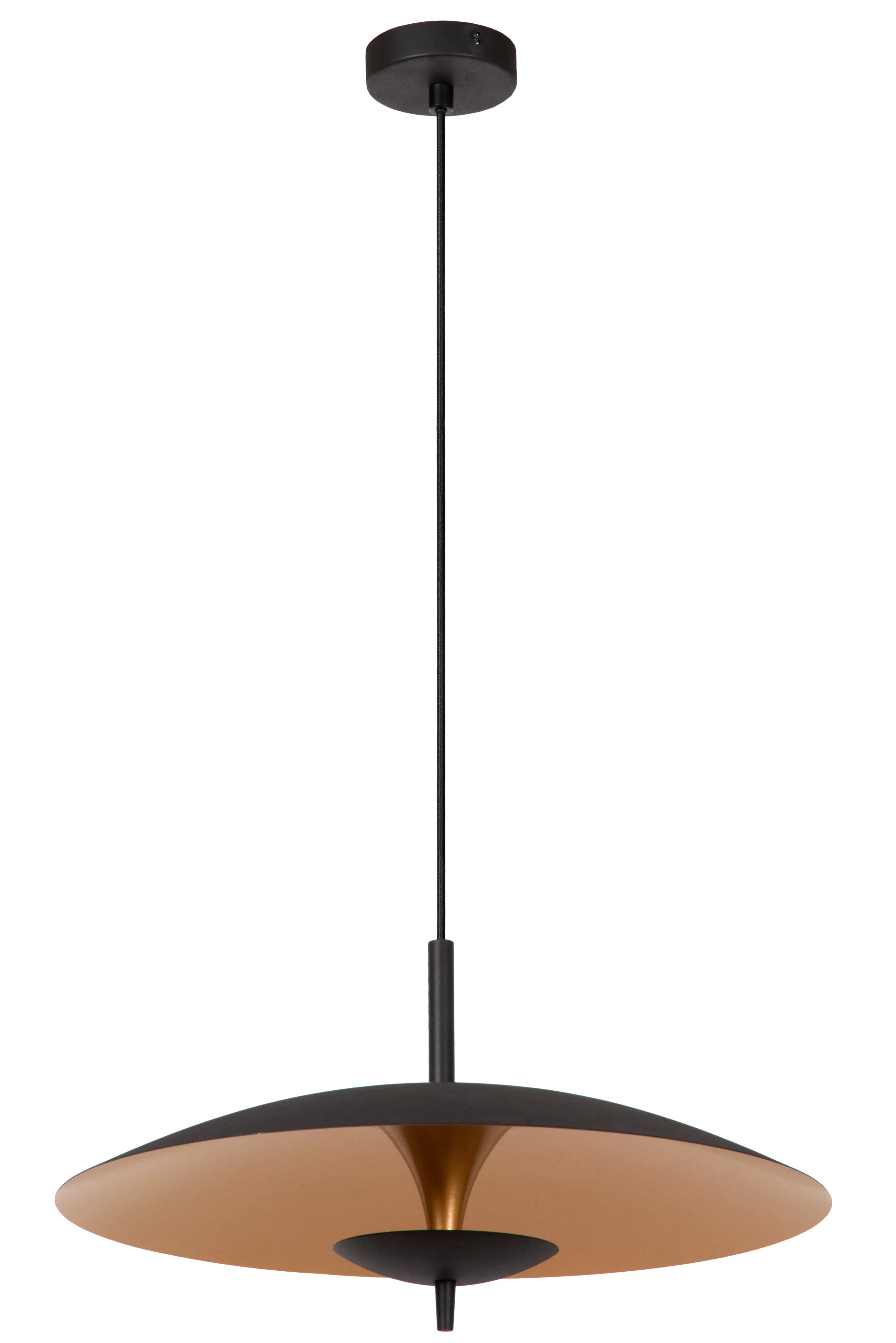 Discount VULCAN - Hanglamp - Ø 47 cm - LED Dimb. - 1x9W 3000K - Zwart Hanglampen