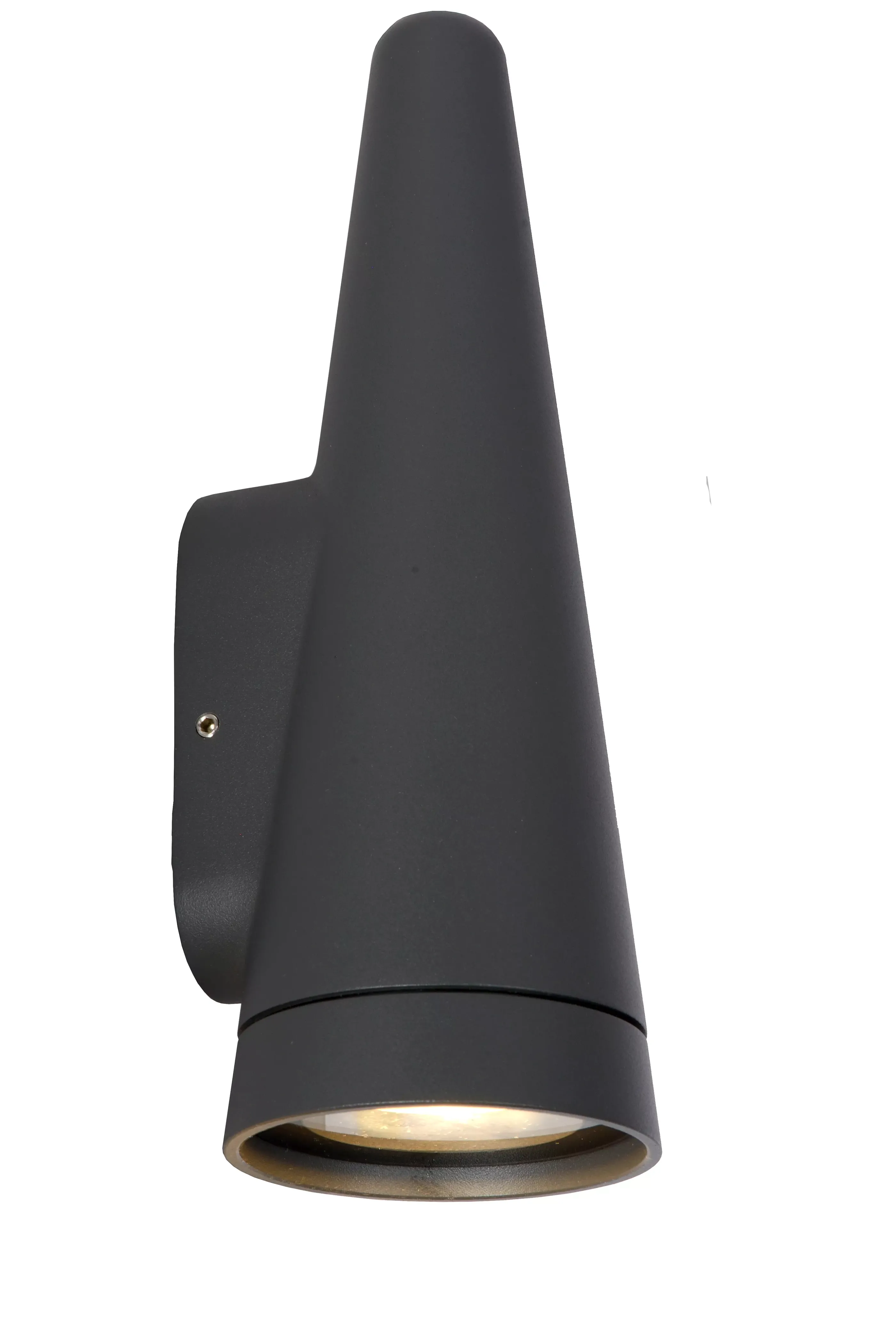 Hot WIZARD - Wandlamp Binnen/Buiten - LED Dimb. - 1xGU10 - IP54 - Antraciet Wandverlichting Buiten