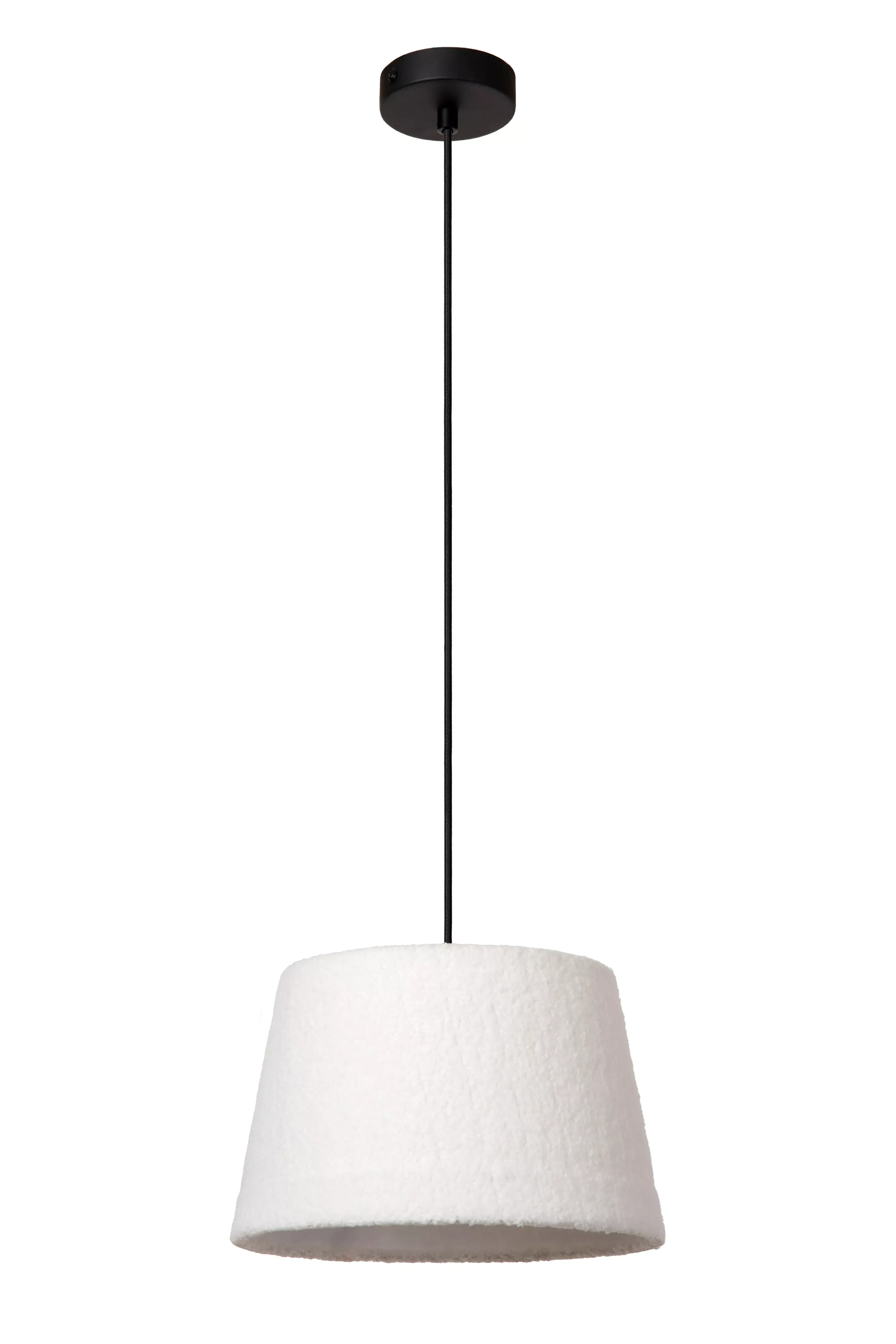 Store WOOLLY - Hanglamp - Ø 28 cm - 1xE27 - Beige Hanglampen